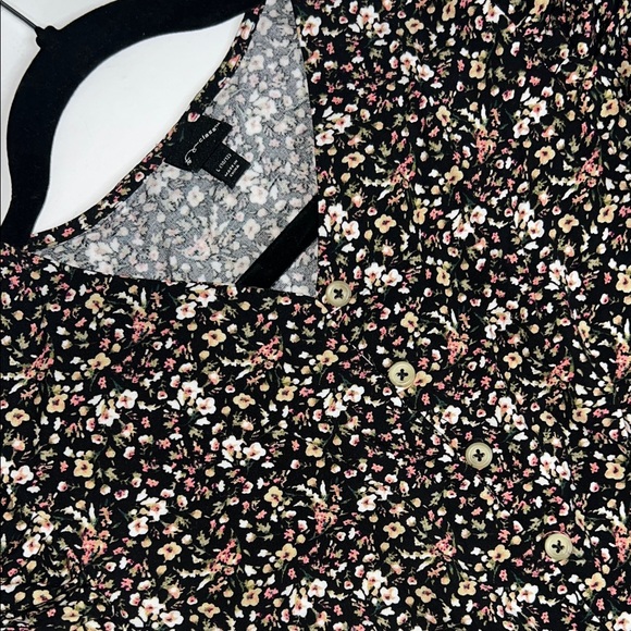 Art Class Floral and Polka Dot Kids Dress - Picture 7 of 11